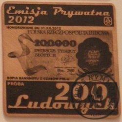 200 ludowych - BANKNOTY PRL / ZESTAW KLIP (18 żetonów) / WZORCE PRODUKCYJNE DLA MONET (miedź patynowana)